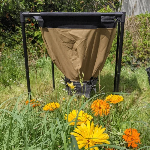 WormBag dans jardin