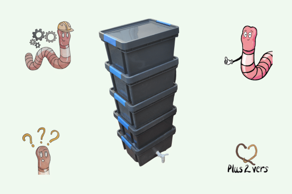 Lombricomposteur fait maison d'Antoine